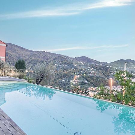 Recco Apartment With View And Pool Exteriör bild