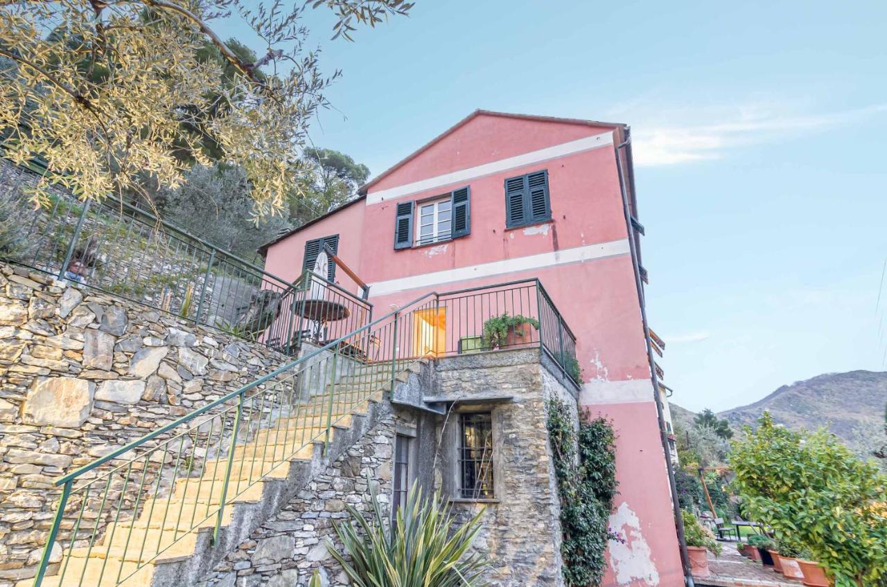 Recco Apartment With View And Pool Exteriör bild