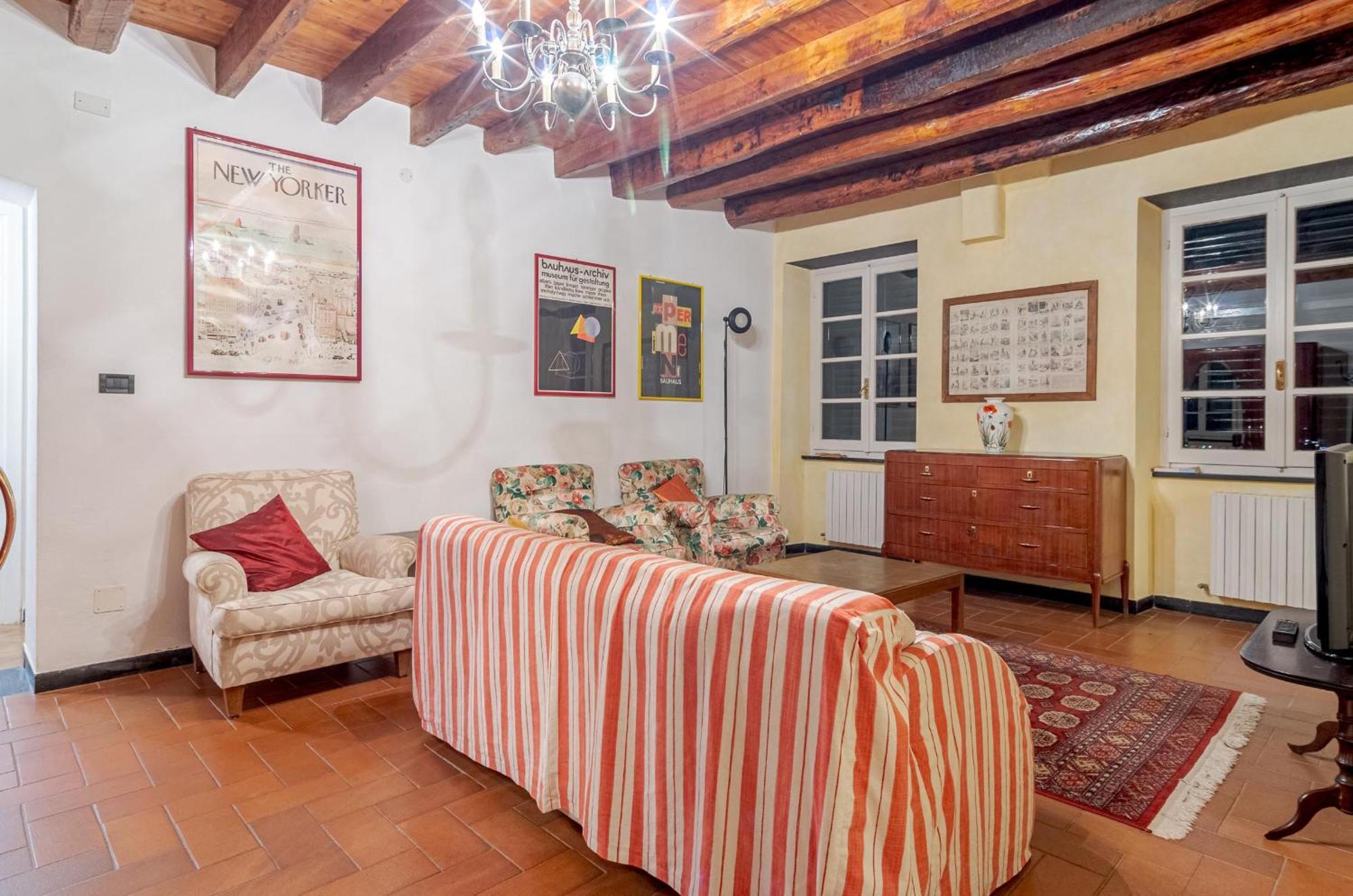 Recco Apartment With View And Pool Exteriör bild